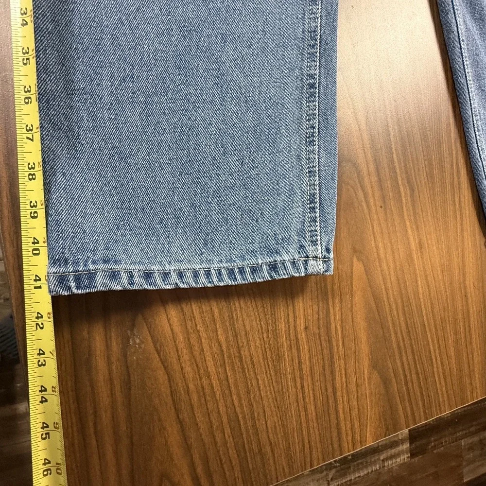 Real Ranch‎ wORKWEAR Jeans Mens 38x30 Blue Denim Straight Leg 100% Cotton